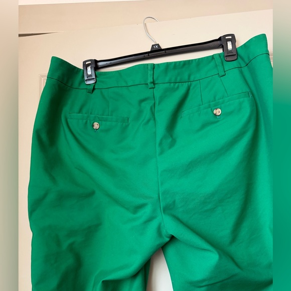 Eloquii Vibrant Green Straight Leg Pants - Picture 9 of 11